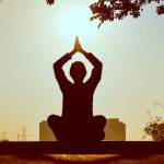 Yoga - Silhouette of Man at Daytime