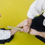 Training - Two Men Practicing Aikido